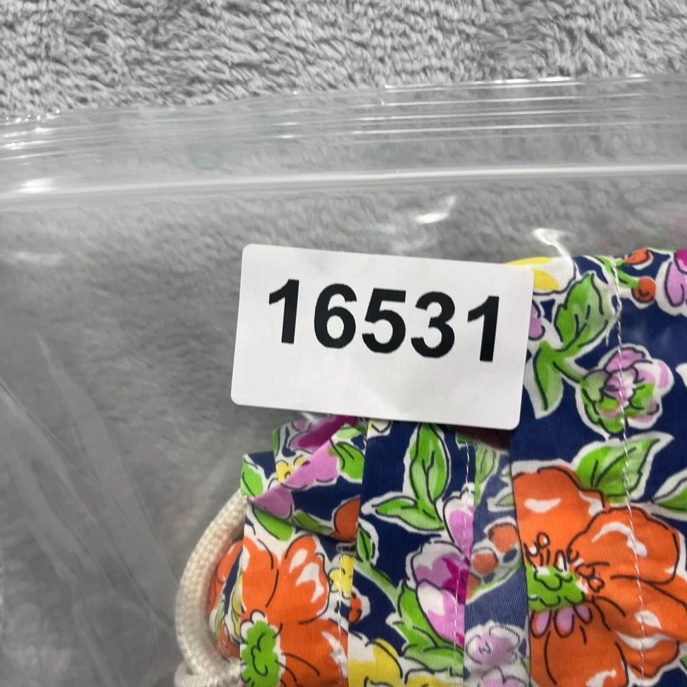 Polo Ralph Lauren Floral Swim Trunks Mens Large Navy Blue Pink Orange 6in Inseam